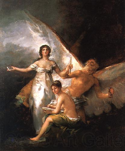 Francisco de Goya La Verdad la Historia y el Tiempo Germany oil painting art